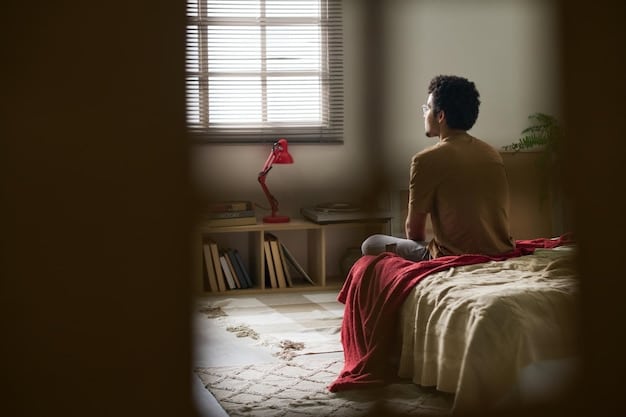 A person sitting in a comfortable meditation pose in a dimly lit room. A single candle burns brightly in front of them, casting a warm glow on their face. Their eyes are closed, and their expression is serene and focused, suggesting deep inner peace and concentration.