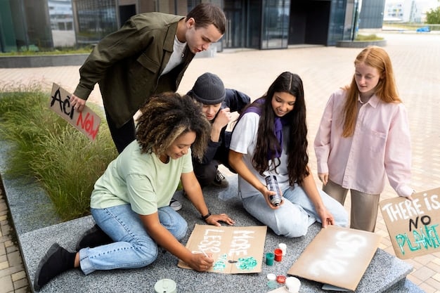 A diverse group of people working together on a community project, each using their unique abilities and skills to contribute to a common goal.