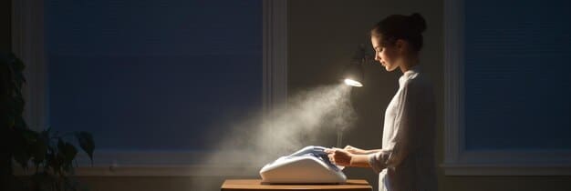 A person sitting cross-legged, eyes closed, with light radiating from their head, symbolizing mental clarity and peace.