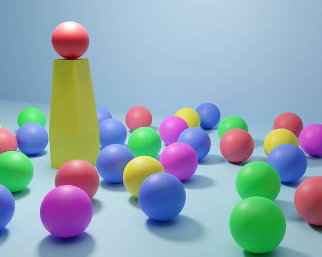 A stylized image of a person juggling multiple balls, but only one ball is brightly colored and in focus, while the others are faded and blurred, representing focus and prioritization.