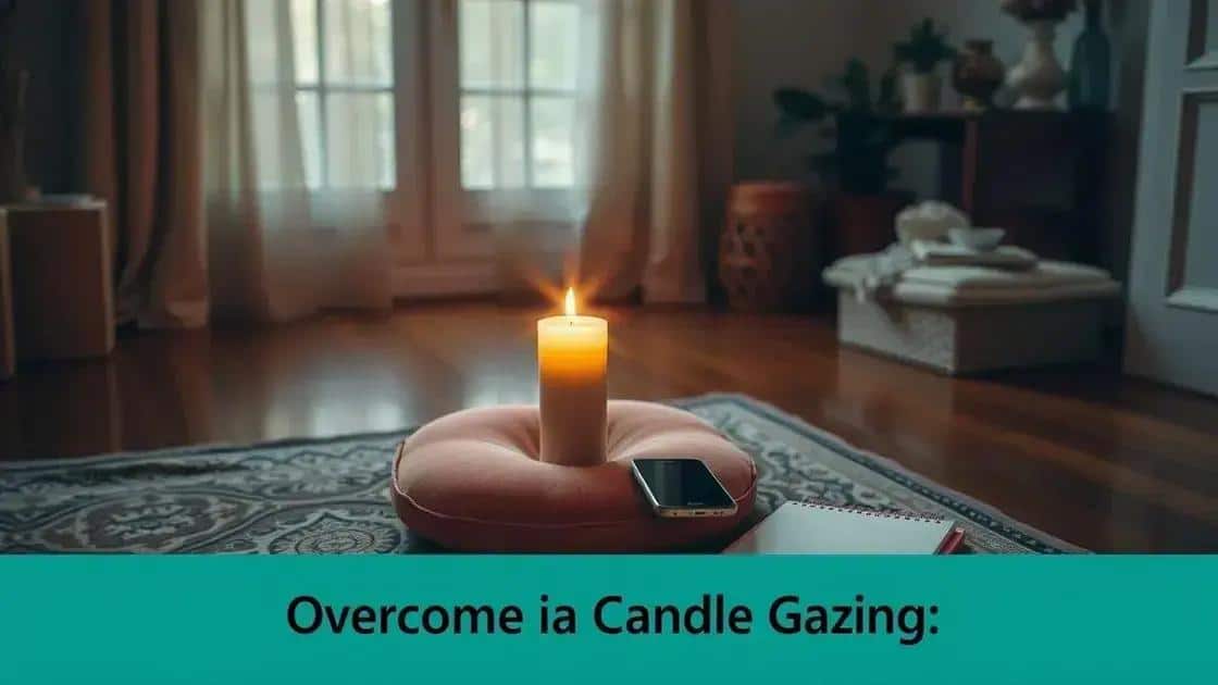 Common challenges in candle gazing