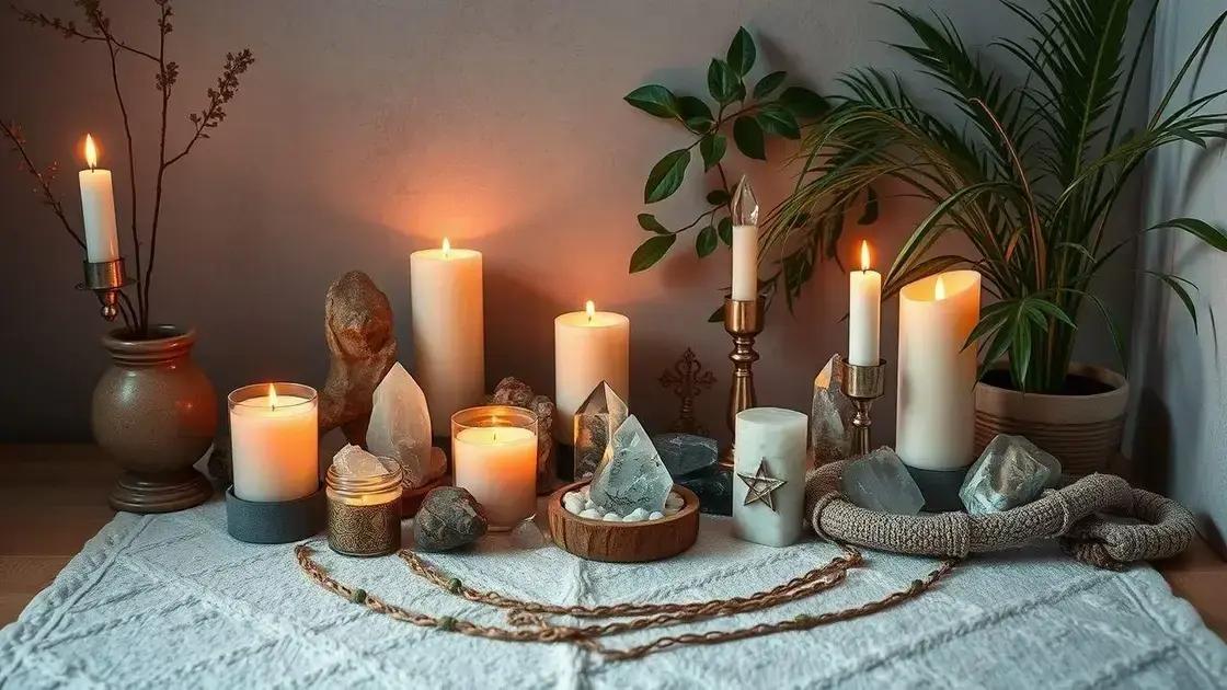Preparing your space for rituals