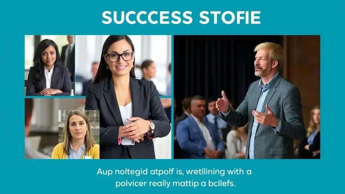 Real-life success stories