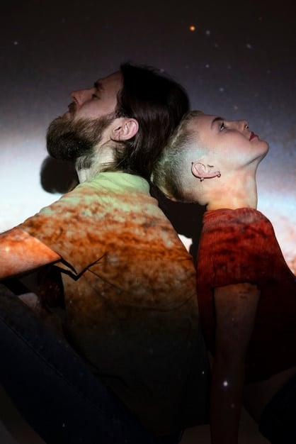 A split image showcasing a person with Cancer zodiac traits communicating with empathy and gentle expressions on one side, contrasted with a person with Capricorn traits communicating with a focused, practical, and direct demeanor on the other side.