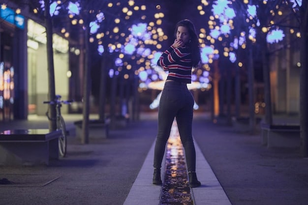 A woman with an Aries zodiac sign is confidently walking down a busy street in New York City, wearing a fiery red blazer, tailored black pants, and stylish ankle boots. Her outfit exudes confidence and energy, perfectly capturing the essence of Aries fashion.