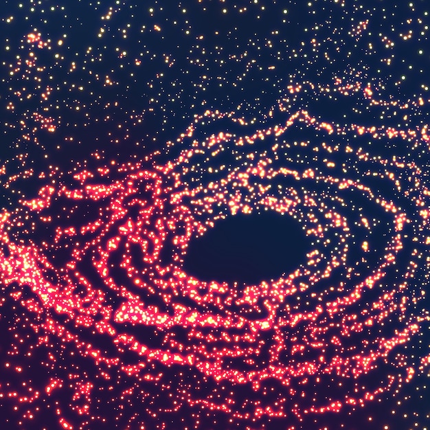 A visual representation of Einstein's theory of general relativity, showing how massive objects warp spacetime. Gravitational waves are depicted as ripples traveling through this warped spacetime.