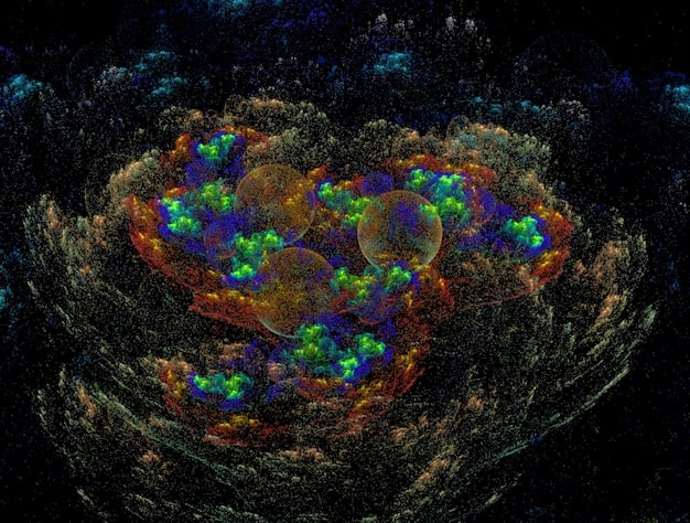 A visualization showing the formation of large-scale structures in the universe, starting from the small density fluctuations observed in the CMB and evolving into galaxies and galaxy clusters.