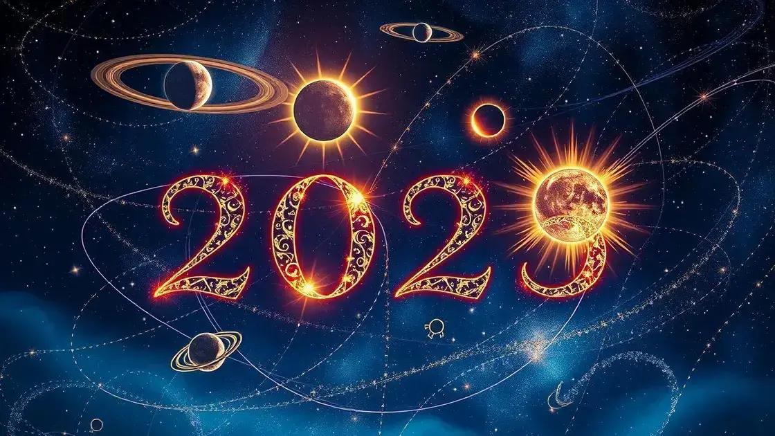 Key astrological events of 2025