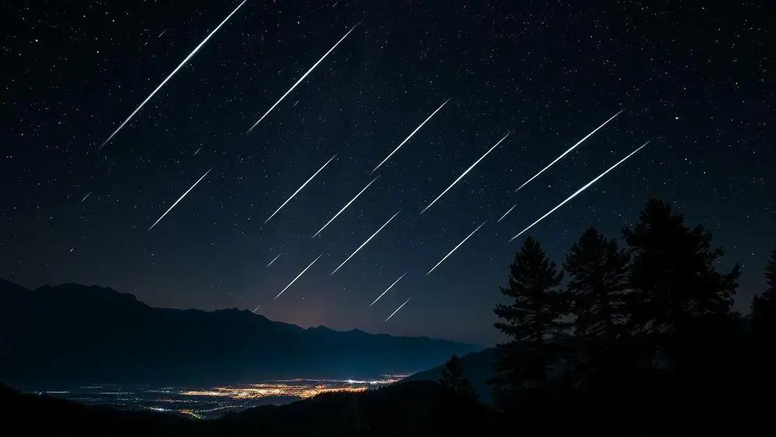 Best meteor showers to observe