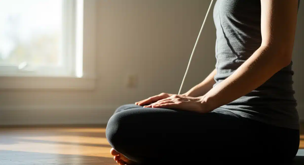 Individual performing breathwork, illustrating a new meditation technique for enhanced mental clarity and focus.