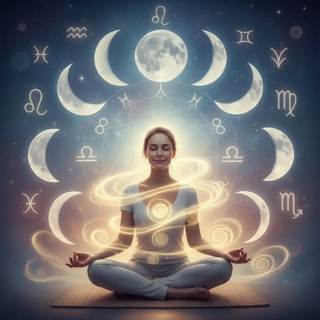 Person meditating peacefully, symbolizing emotional balance and inner calm.